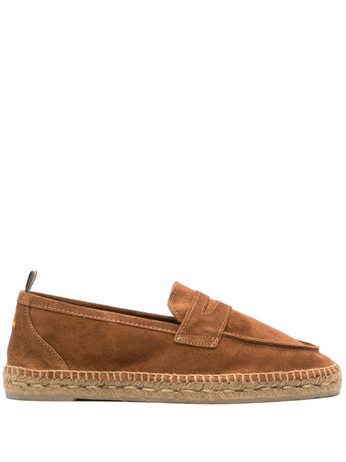 Castaner Flat shoes Brown Raffia