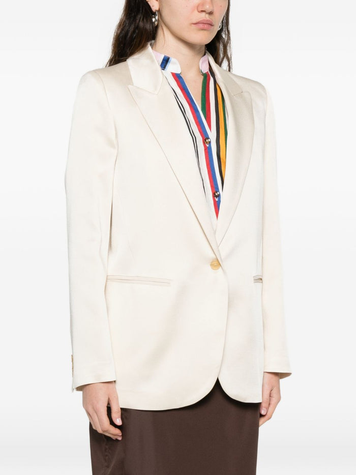 Forte Jackets White Acrylic Viscose