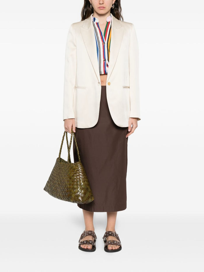Forte Jackets White Acrylic Viscose