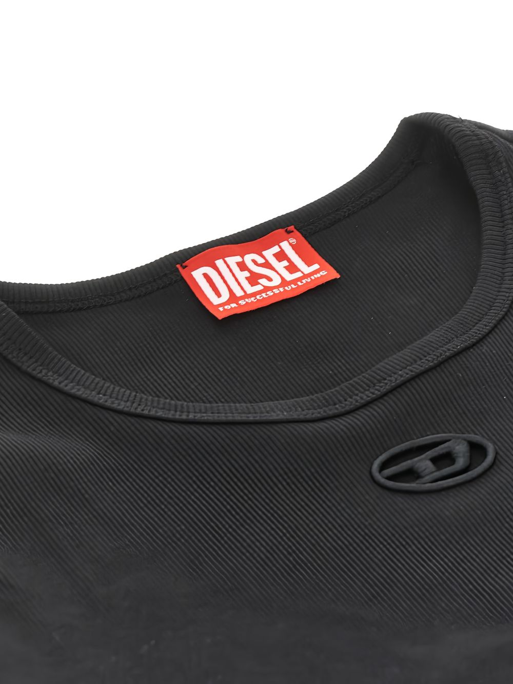 Diesel T-shirts and Polos Black Elastane Cotton