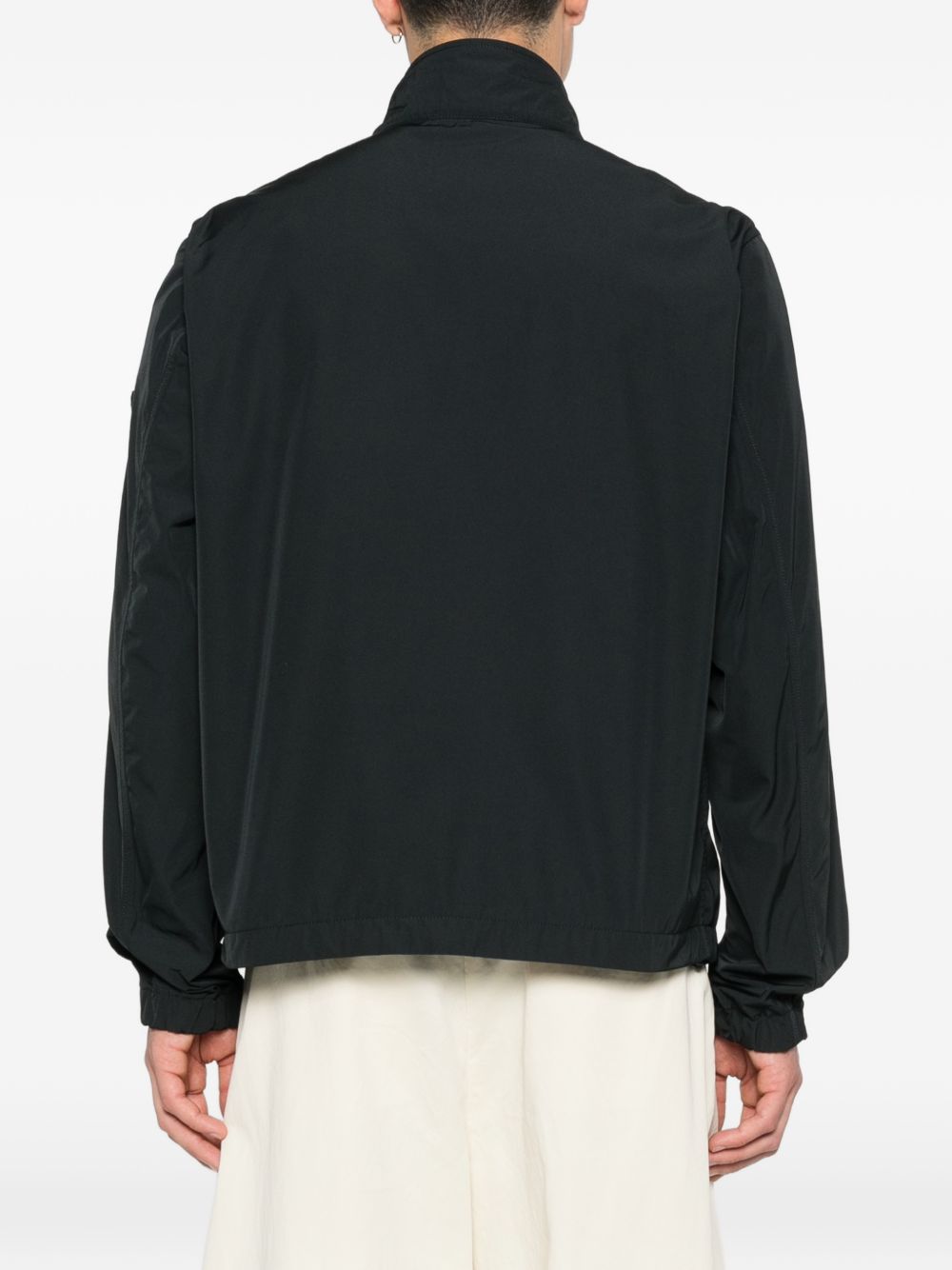 Stone Island Coats Black Poliestere