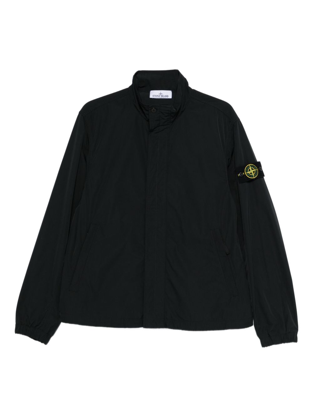 Stone Island Coats Black Poliestere