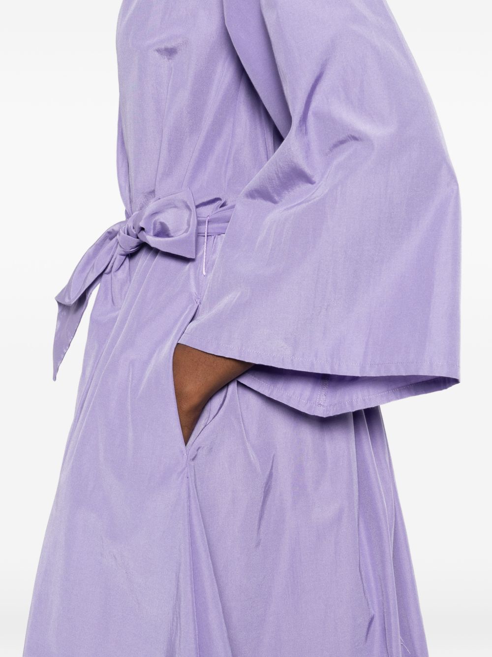 Forte Dresses Purple Polyester Cotton