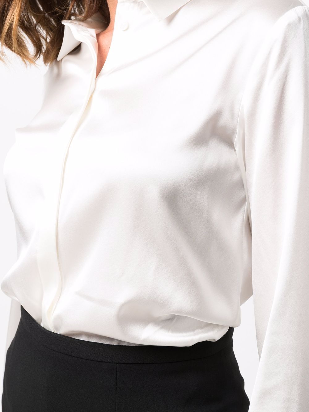 Emporio Armani Shirts White Silk