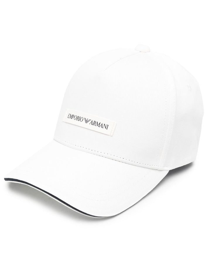 Emporio Armani Hats White Cotton
