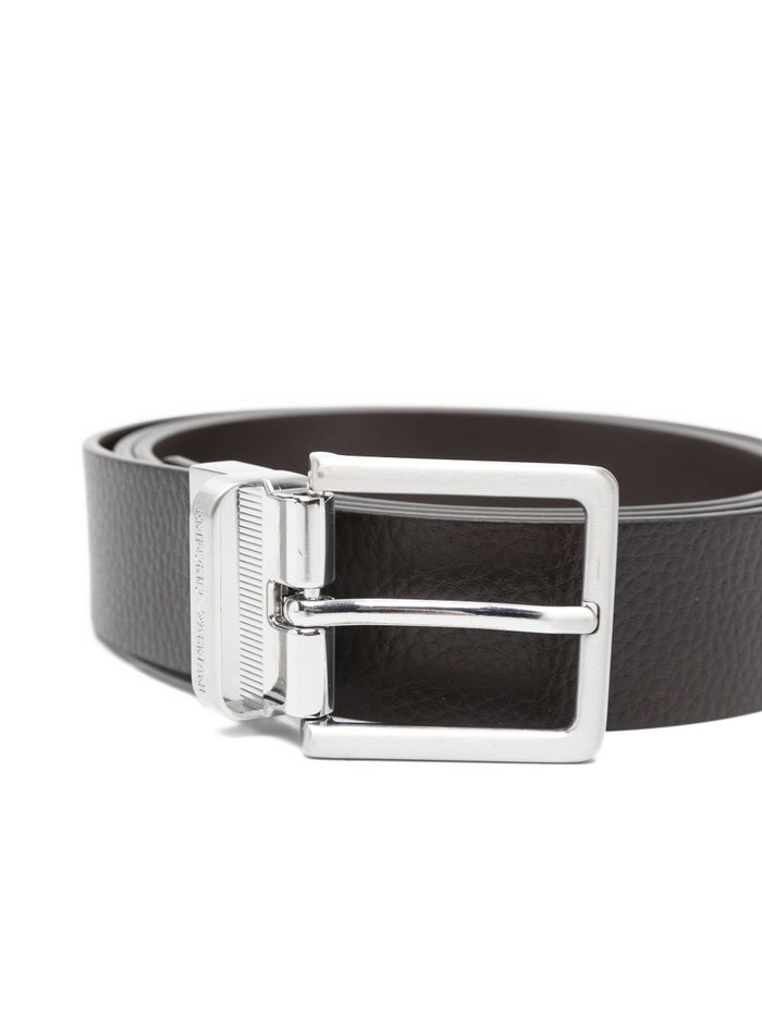EMPORIO ARMANI EXCLUSIVE Belts Brown Bovine Leather