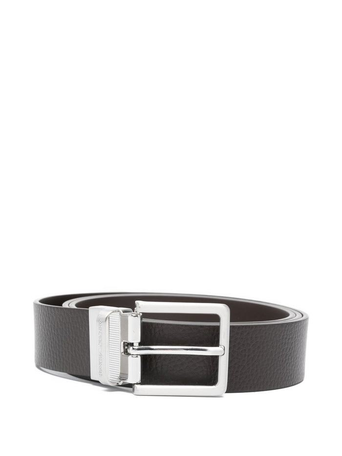 EMPORIO ARMANI EXCLUSIVE Belts Brown Bovine Leather
