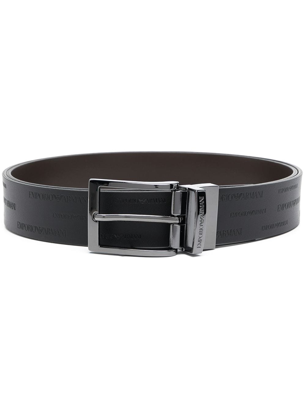 EMPORIO ARMANI EXCLUSIVE Belts Brown Bovine Leather