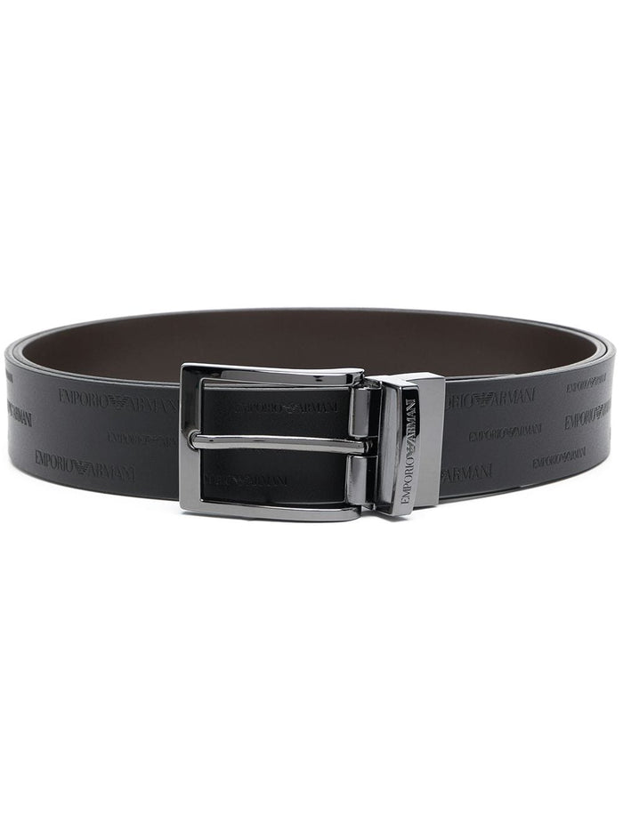 EMPORIO ARMANI EXCLUSIVE Belts Brown Bovine Leather