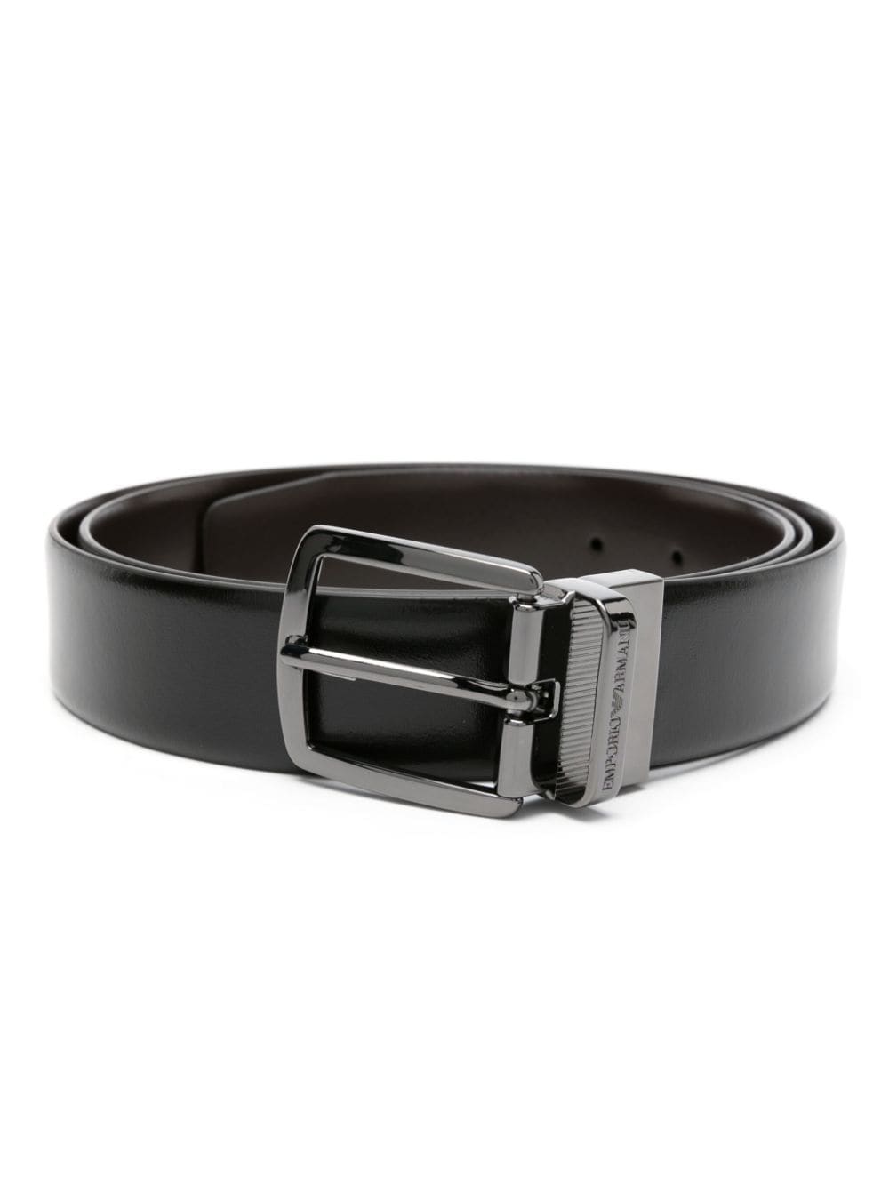 Emporio Armani Belts Black Bovine Leather