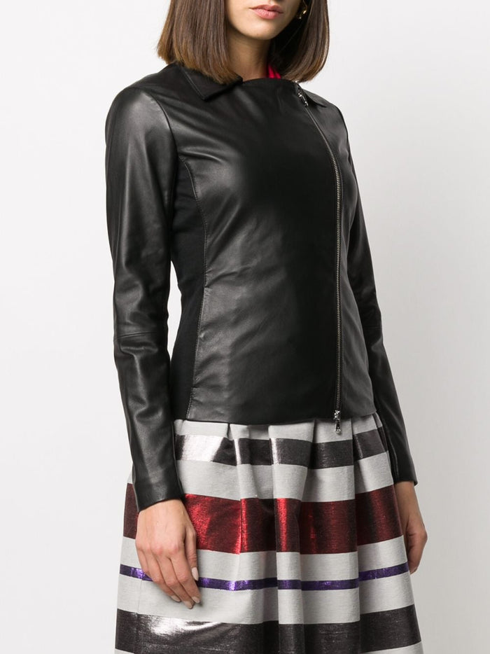 Emporio Armani Jackets Black Lamb Leather