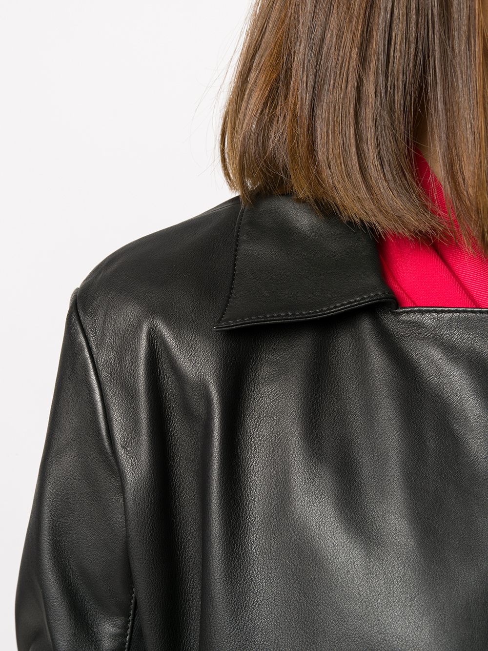 Emporio Armani Jackets Black Lamb Leather
