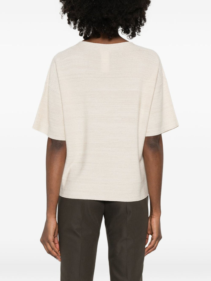Fabiana Filippi Sweaters Ivory Wool