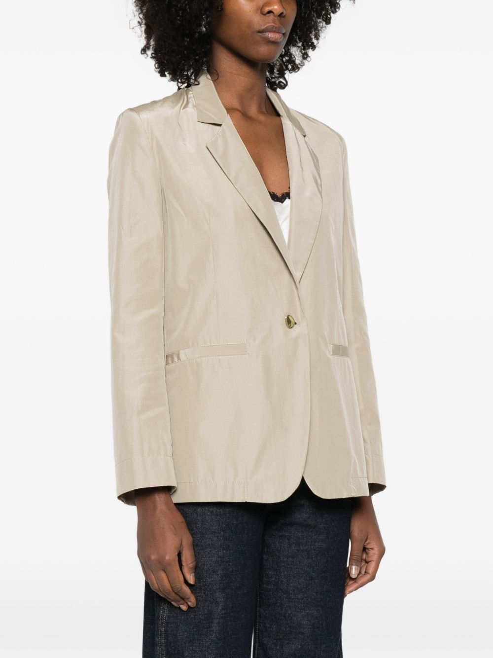 Forte Jackets Beige Polyester Cotton