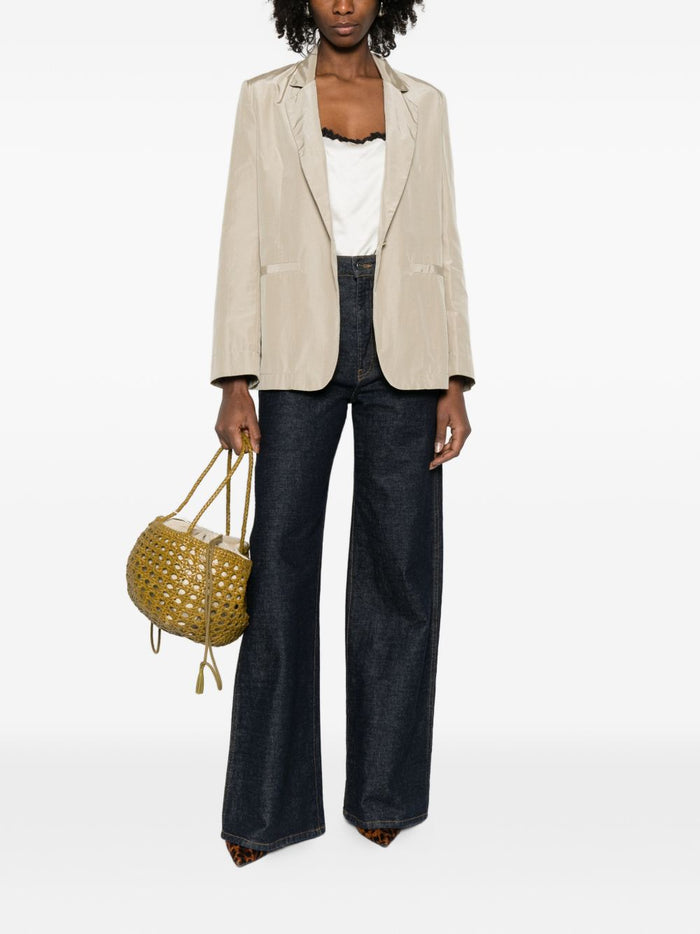 Forte Jackets Beige Polyester Cotton