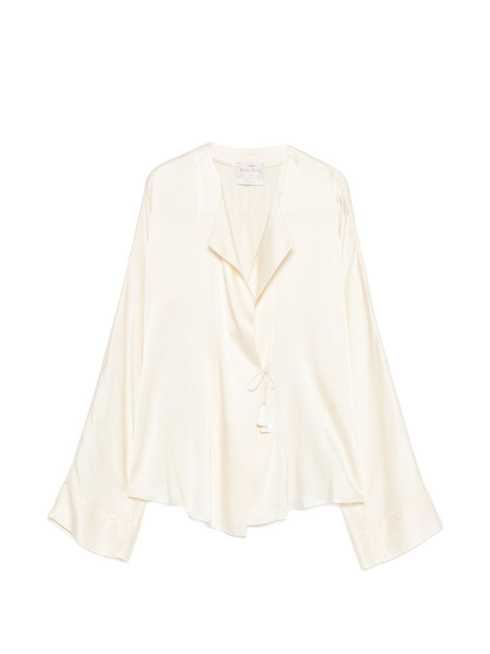 Forte Shirts White Silk Elastane
