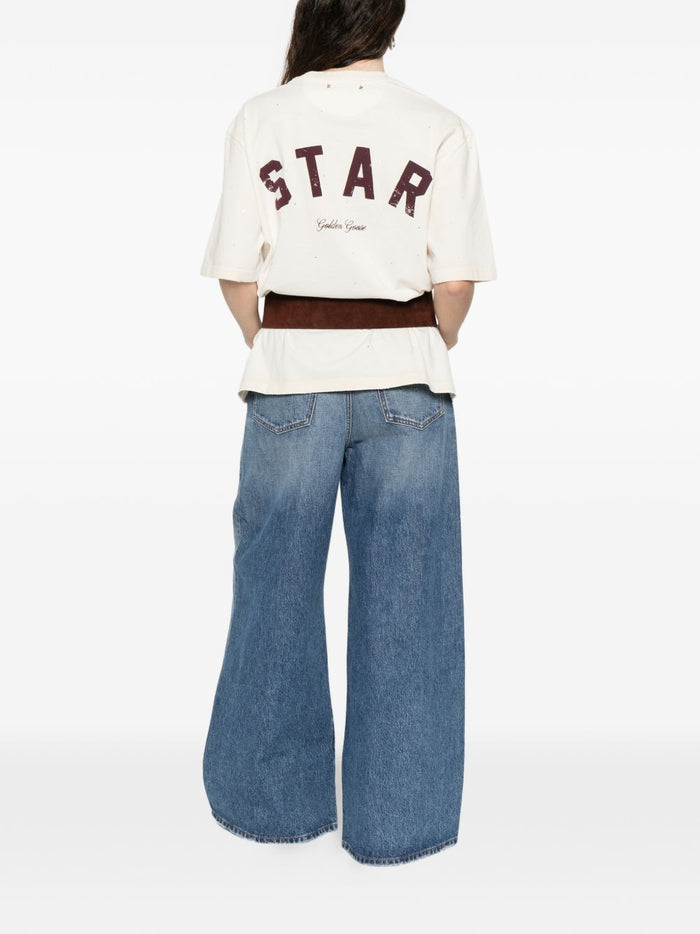 Golden Goose T-shirts and Polos White Cotton