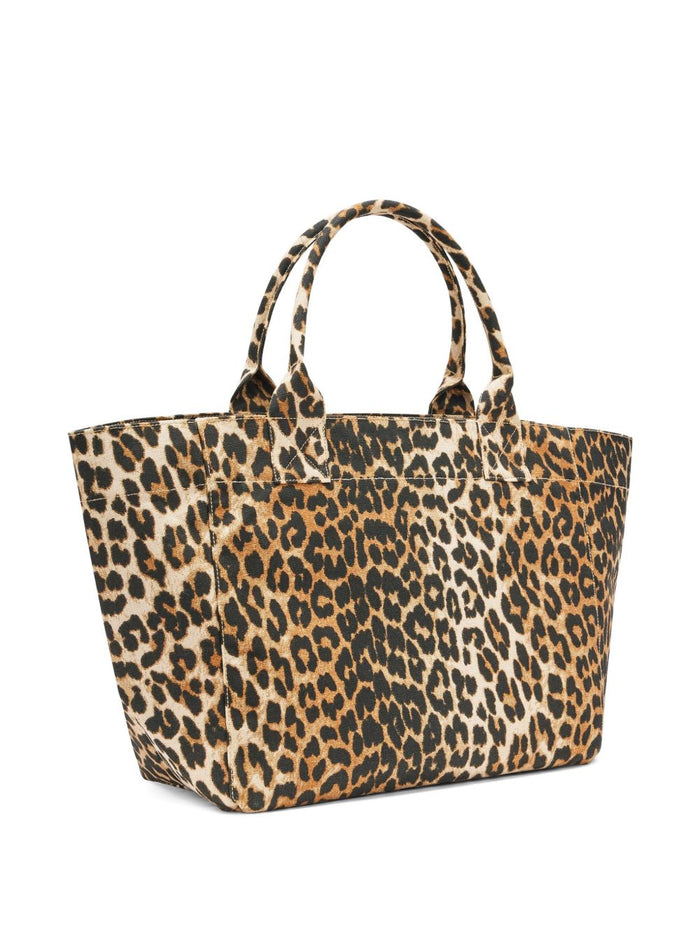 Ganni Bags Brown Recycled Cotton