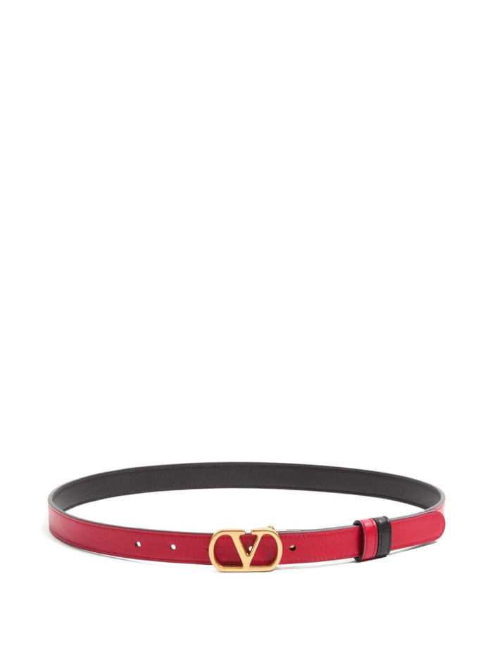 Valentino Garavani Belts Black Calf Leather