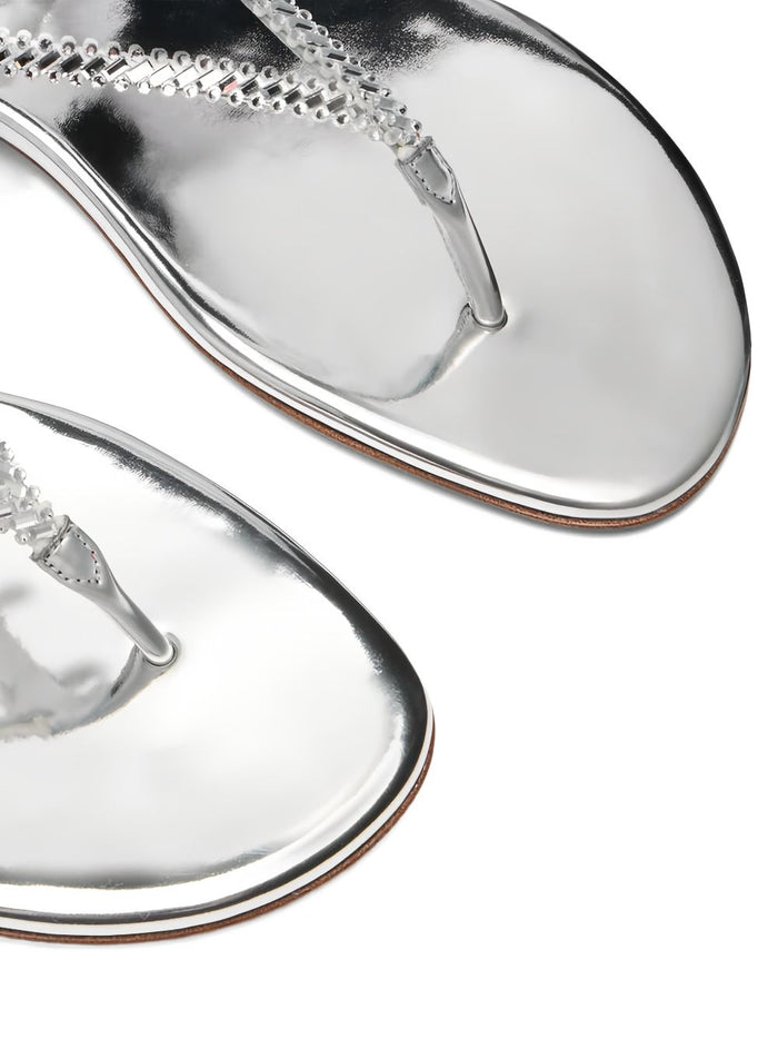 Casadei Sandals Silver Pvc