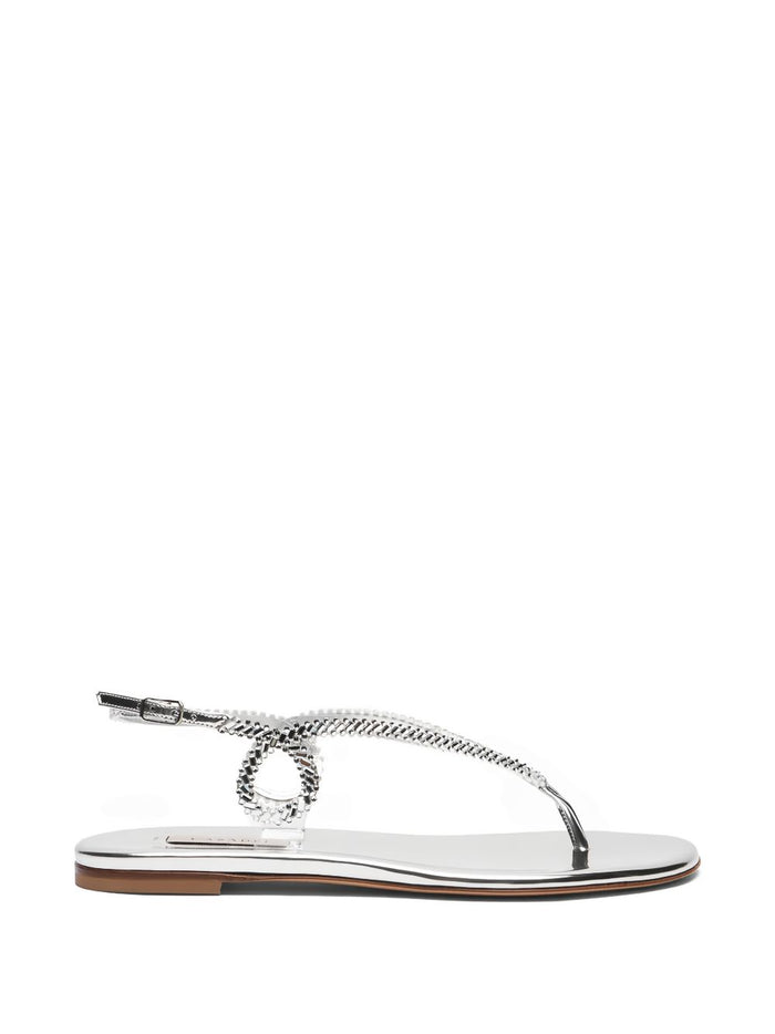 Casadei Sandals Silver Pvc