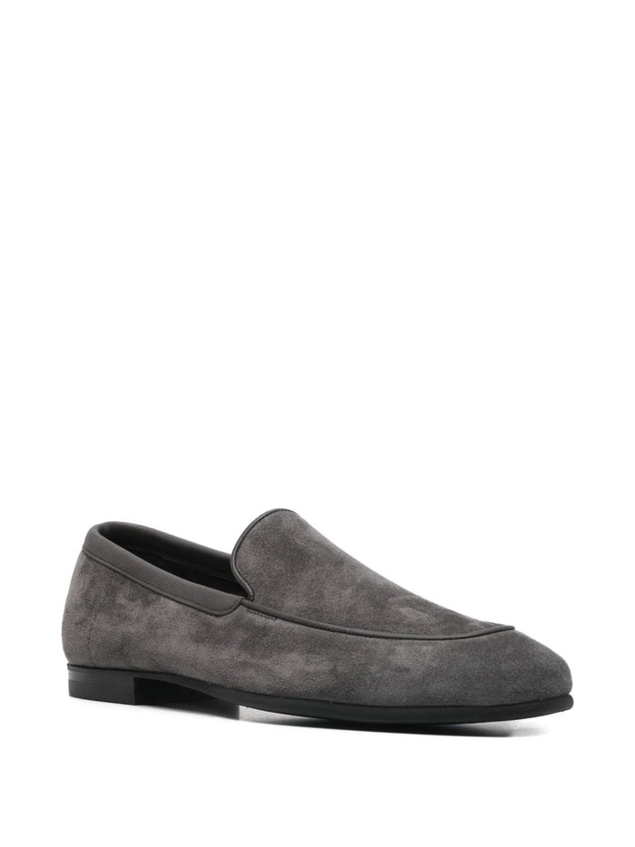 John Lobb Flat shoes Black Suede