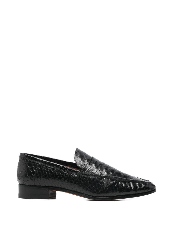 Paris Texas Flat shoes Black Calf Leather