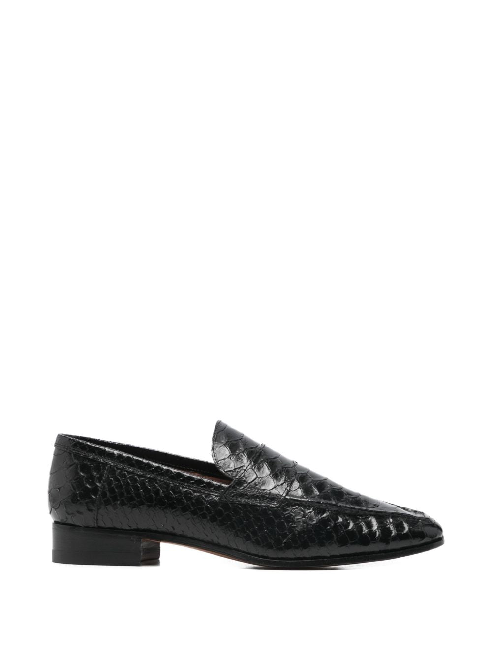 Paris Texas Flat shoes Black Calf Leather