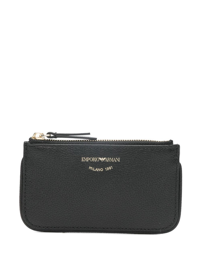 Emporio Armani Wallets Black Bovine Leather