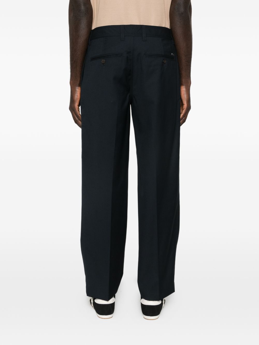 Emporio Armani Trousers Blue Virgin Wool