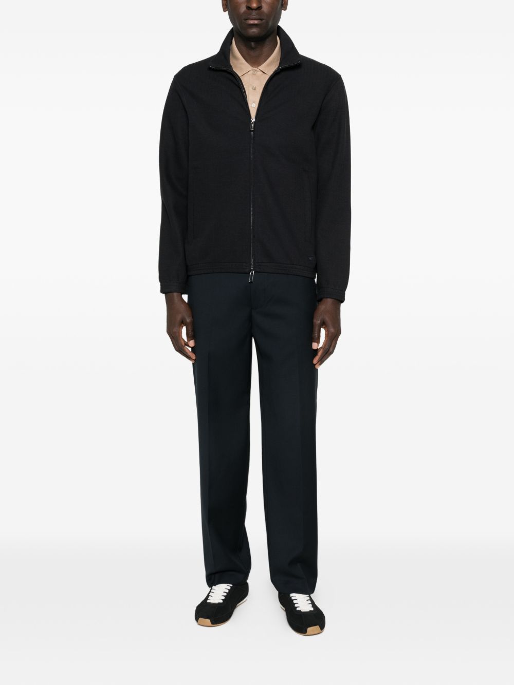 Emporio Armani Trousers Blue Virgin Wool