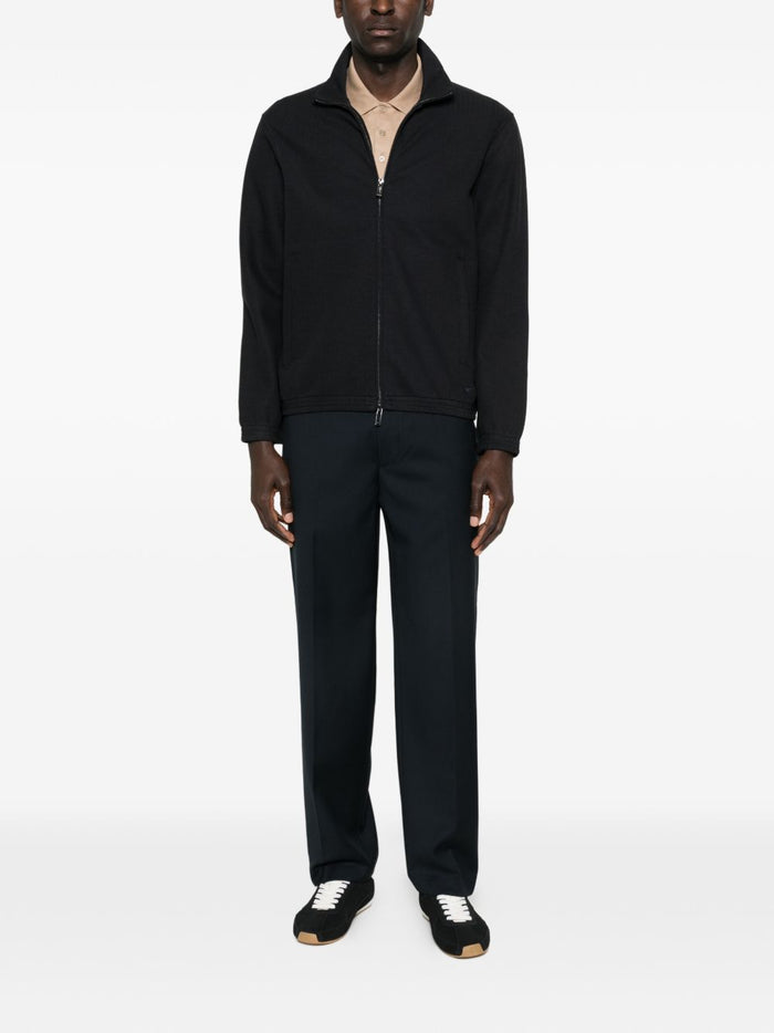 Emporio Armani Sweaters Blue Elastane