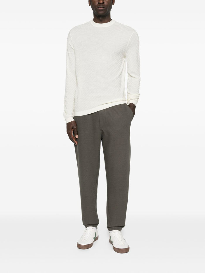 Emporio Armani Trousers Grey Elastane