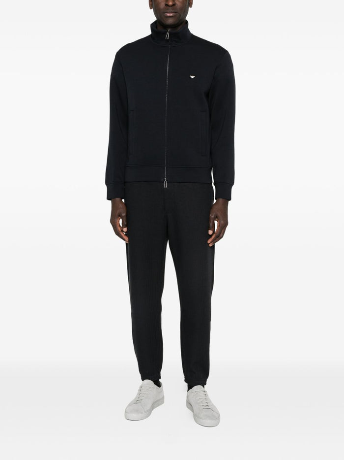 Emporio Armani Trousers Blue Elastane