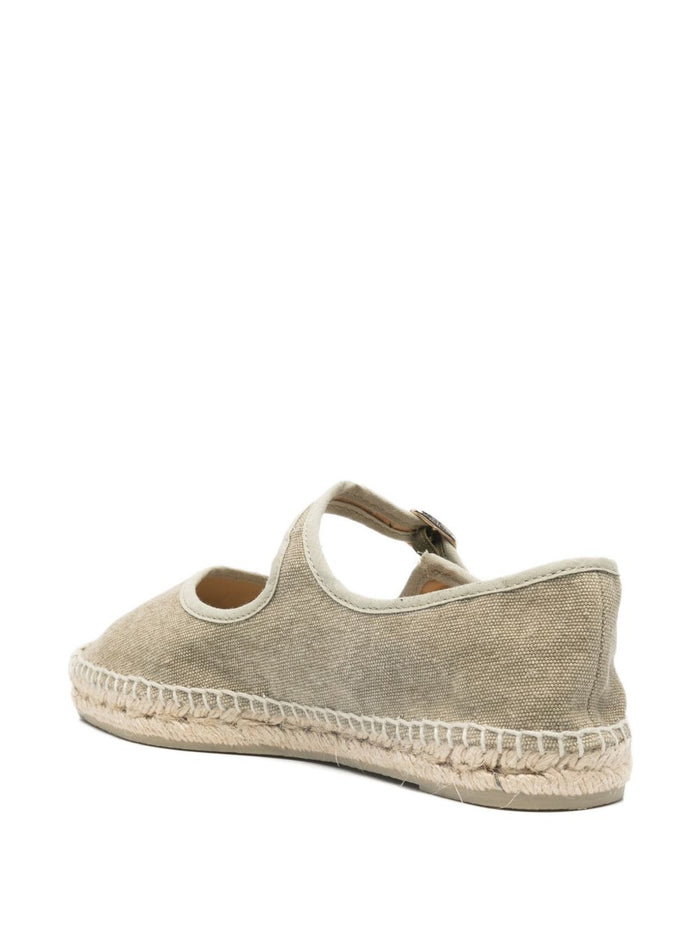 Castaner Flat shoes Grey Calf Leather