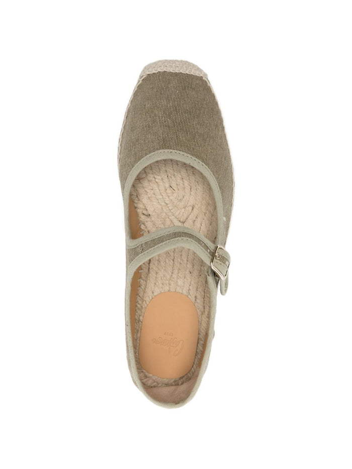 Castaner Flat shoes Grey Calf Leather