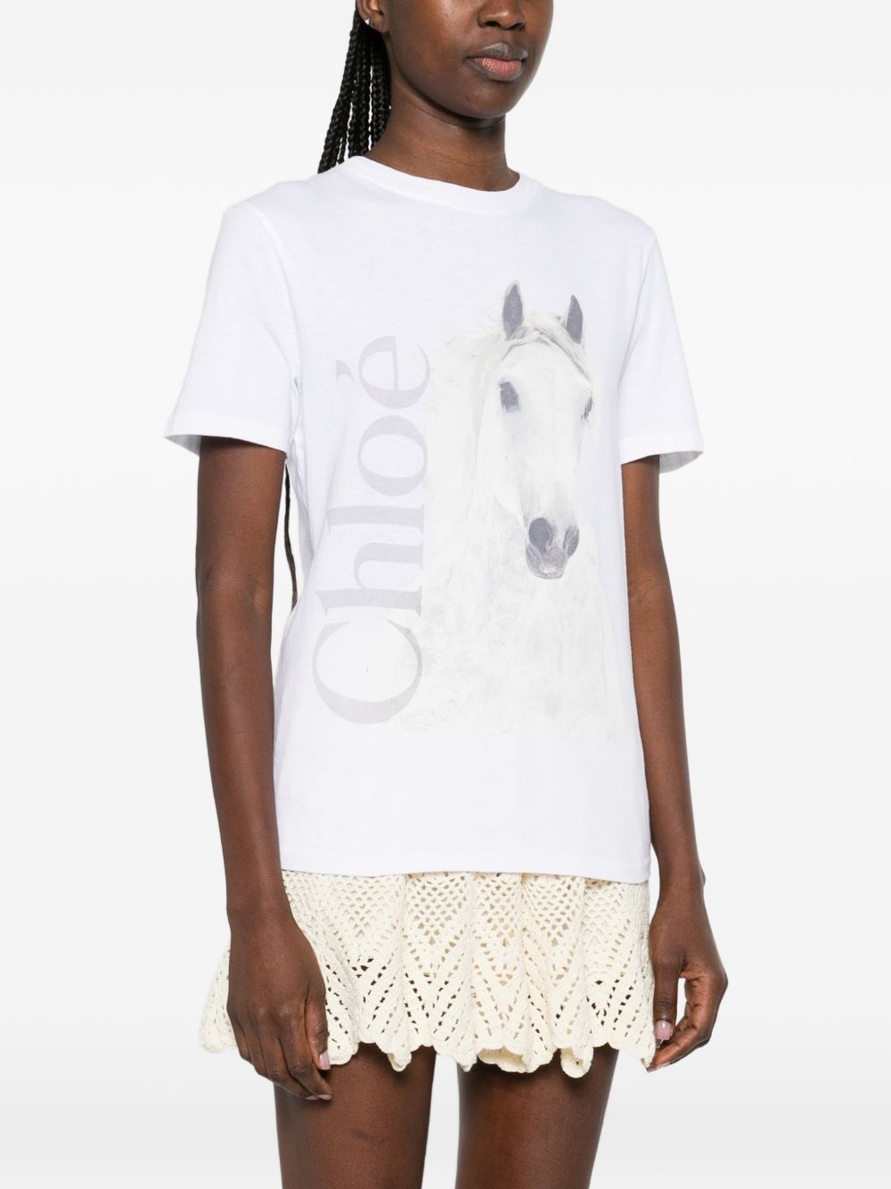 Chloè T-Shirts And Polos White Cotton