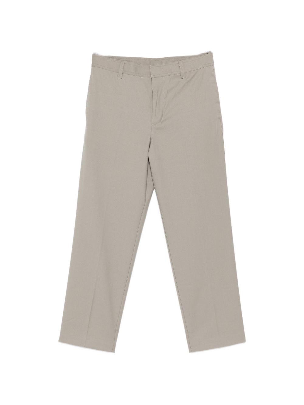 Emporio Armani Trousers Dove Grey Virgin Wool