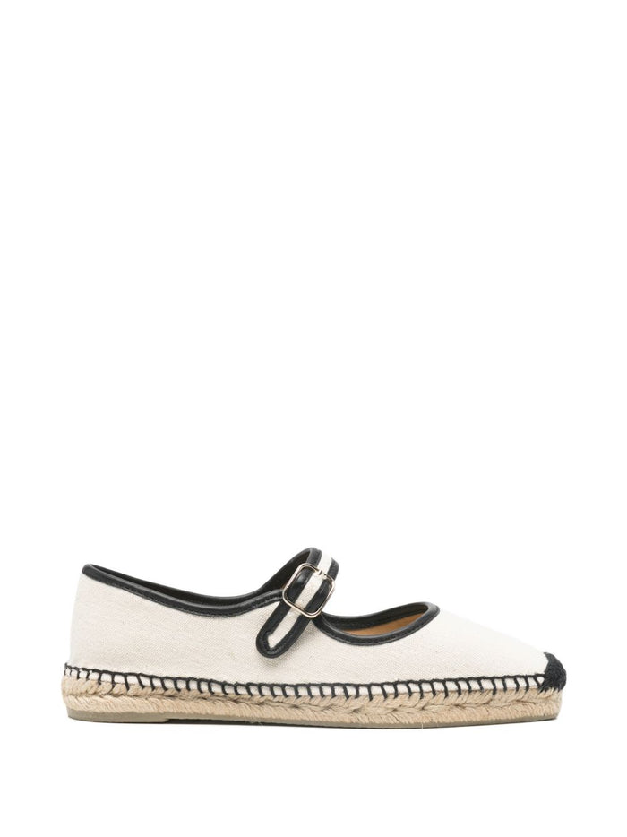 Castaner Flat shoes Beige Fabric