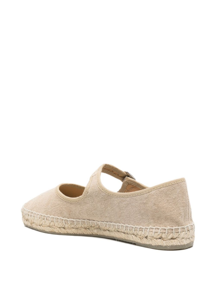 Castaner Flat shoes Beige Fabric