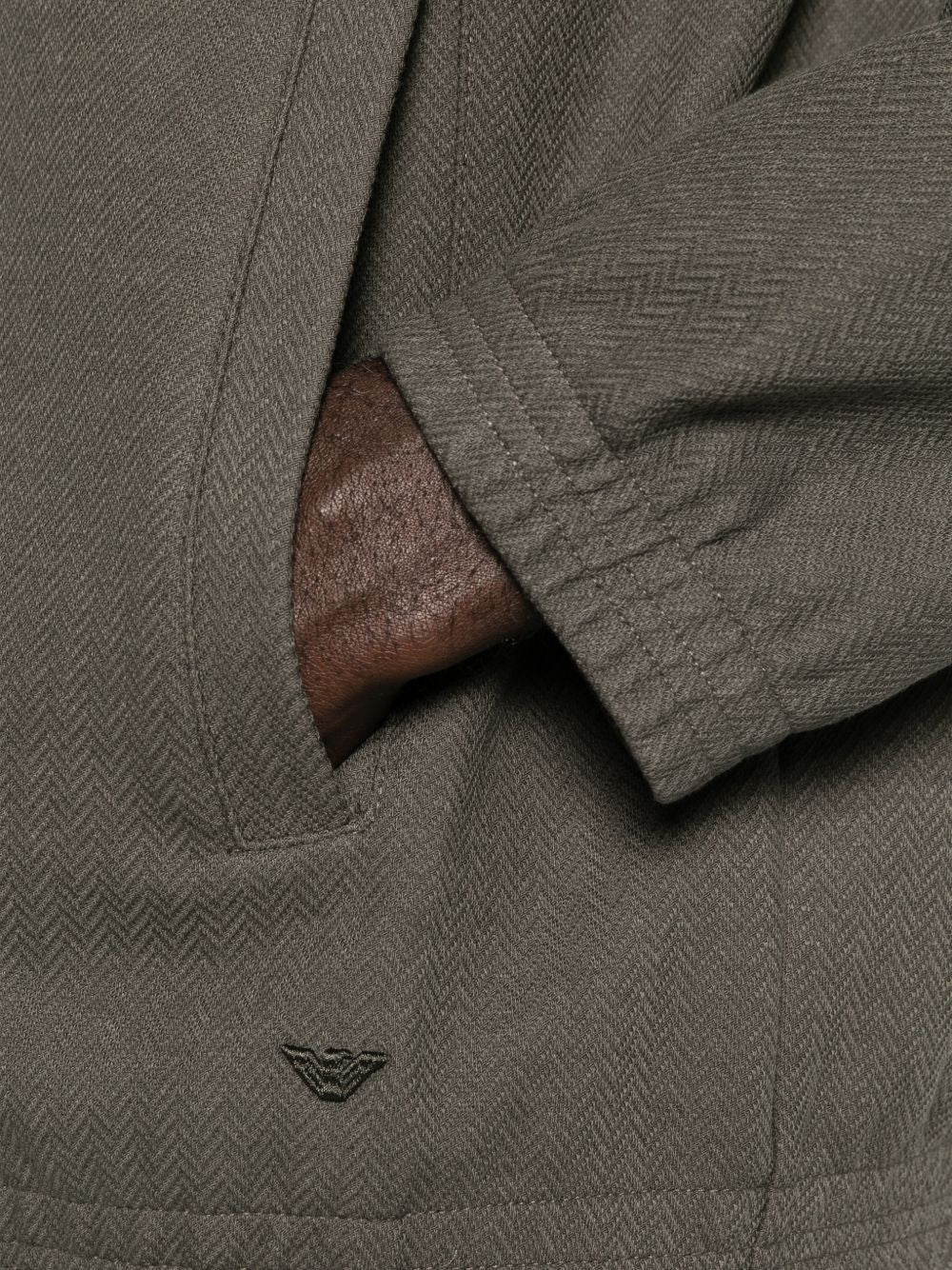 Emporio Armani Sweaters Grey Elastane