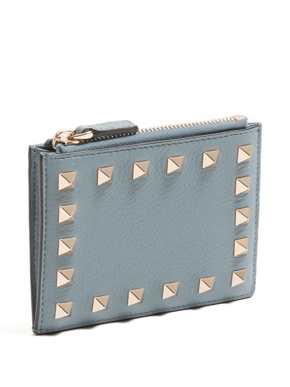 Valentino Garavani Wallets Grey Calf Leather