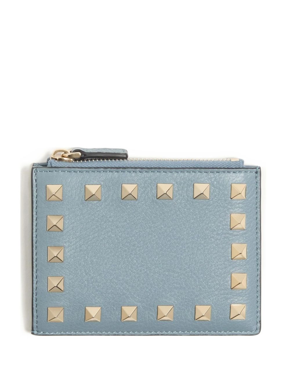 Valentino Garavani Wallets Grey Calf Leather