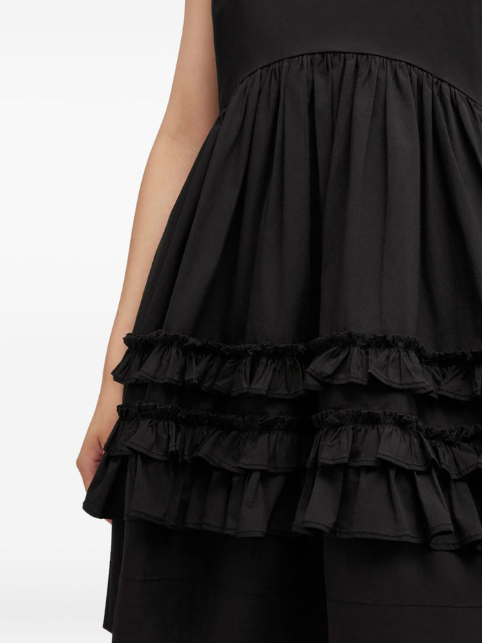 GANNI Dresses Black Organic Cotton