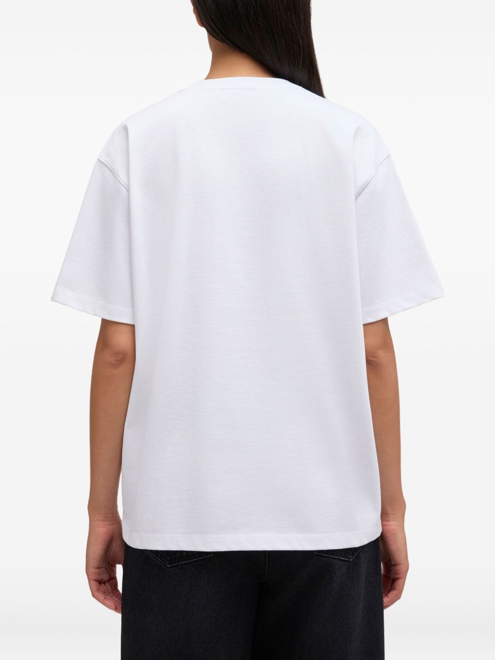 GANNI T-shirts and Polos White Organic Cotton