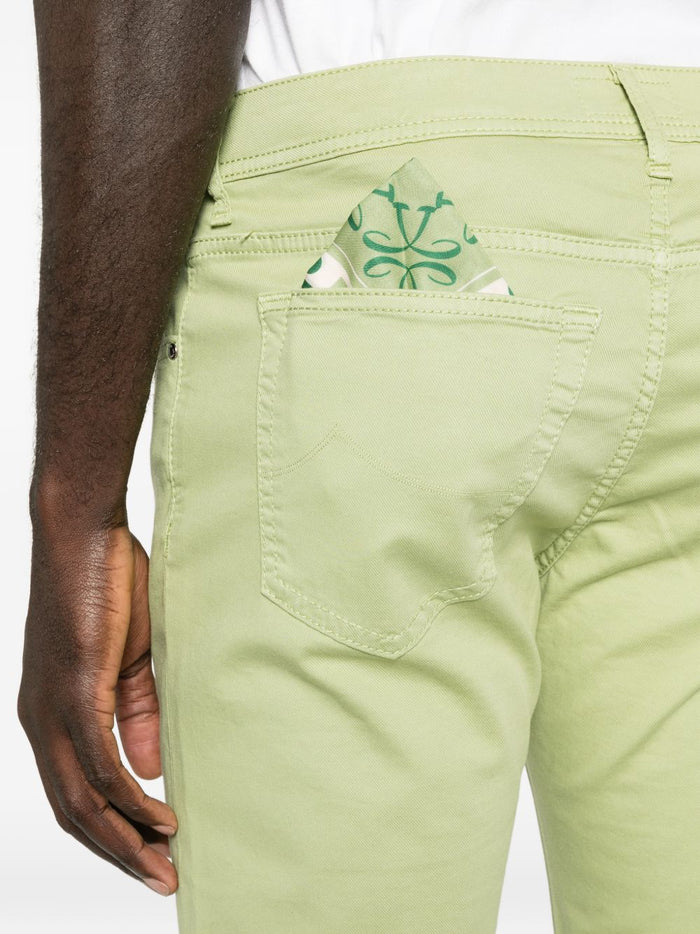 Jacob Cohen Jeans Green Cotton