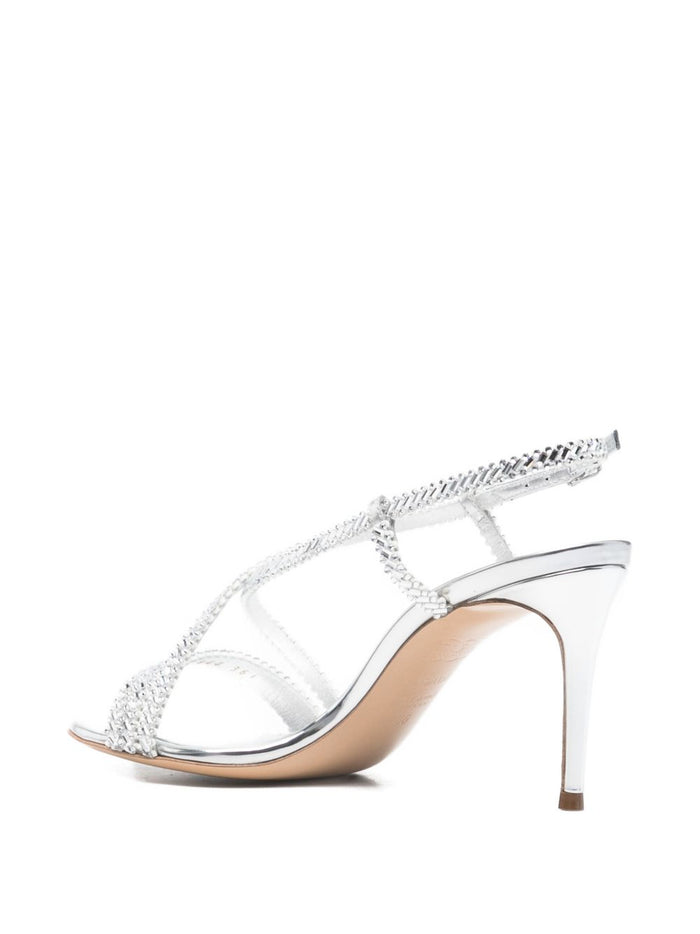 Casadei Sandals Silver Pvc