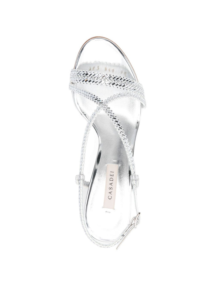 Casadei Sandals Silver Pvc