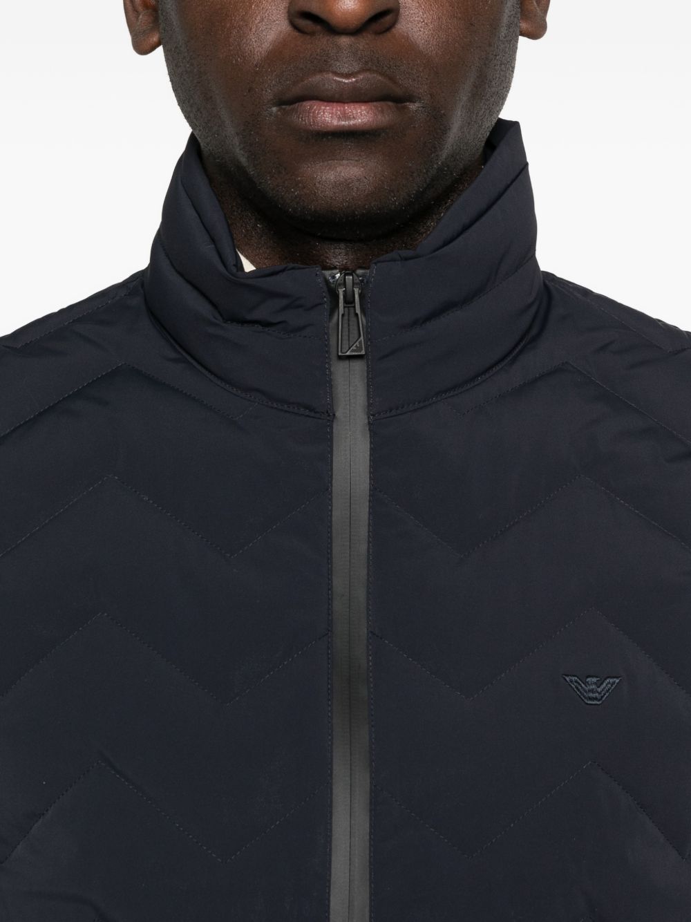 Emporio Armani Jackets Blue Polyamide