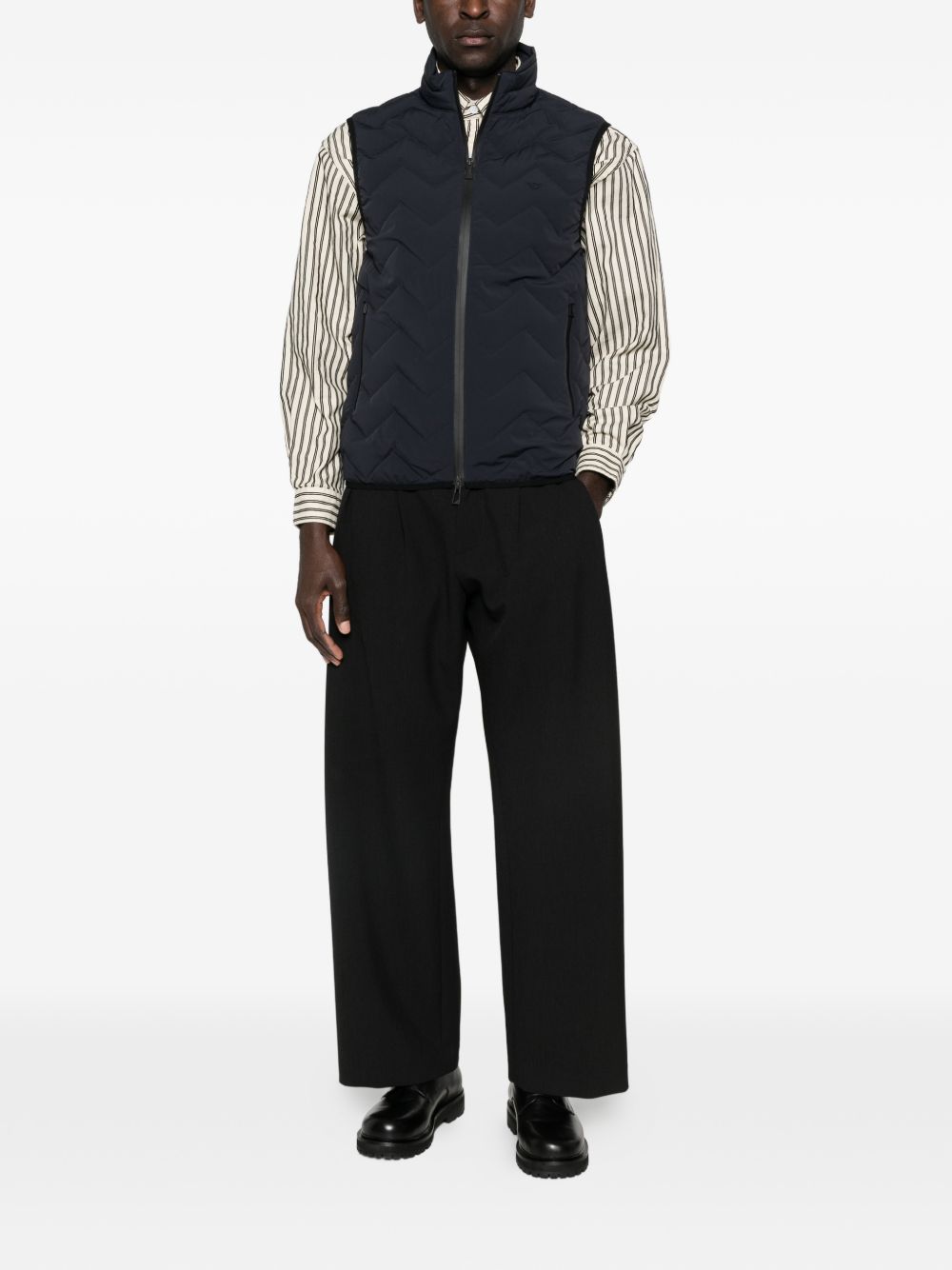 Emporio Armani Jackets Blue Polyamide